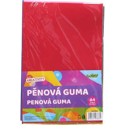 Pěnová guma A4 20x30 cm, 10ks