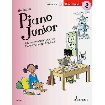 Piano Junior Theory Book 2 Vol. 2 A Creative and Interactive Piano Course for Children noty na klavír 1244968