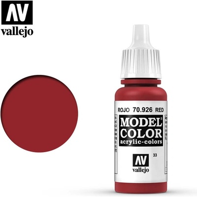 Vallejo Model Color: Red 17ml barva na modely