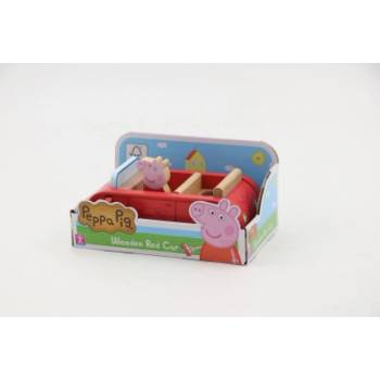 CHARACTER Prasátko Peppa Dřevěné auto