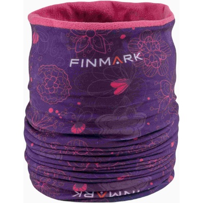 Finmark Multifunctional scarf with fleece uni