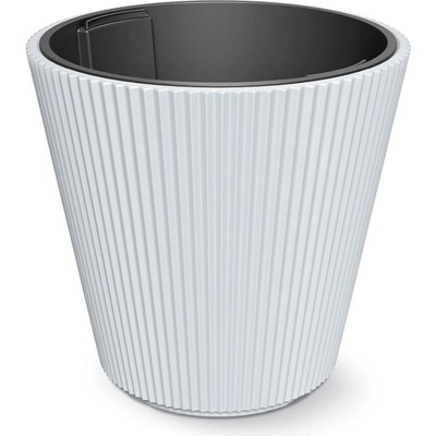 Prosperplast Květináč s vkladem Milly DBMI350 - 34,9cm antracit