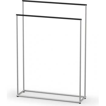 DECOR WALTHER Стойка за кърпи Mikado с PVD покритие сребристо-черна (0523078)