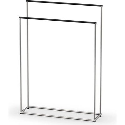 DECOR WALTHER Стойка за кърпи Mikado с PVD покритие сребристо-черна (0523078)