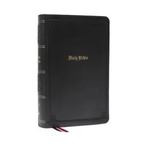 KJV, Personal Size Large Print Single-Column Reference Bible, Leathersoft, Black, Red Letter, Comfort Print (ISBN: 9780785291039)