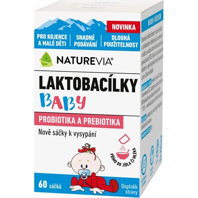 Swiss NatureVia Laktobacilky 5 60 sáčků