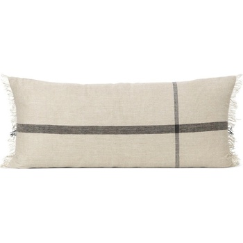 ferm LIVING Dekoračný vankúš CALM béžová bavlna ľan 40x90