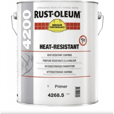 Rust Oleum 4268 Heat-Resistant Primer Antikorozní tepelně odolný základový nátěr 5L oranžová