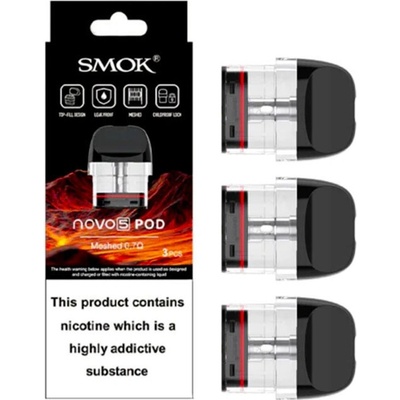 Smok Novo 5 Replacement Meshed 0.7 MTL 2 ml Pack 3