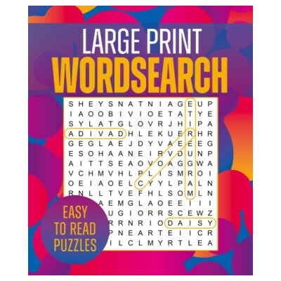 Large Print Wordsearch - Eric Saunders