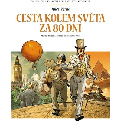Cesta kolem světa za 80 dní - Velká díla světové literatury v komiksu