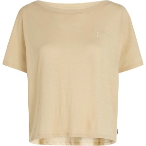 O'Neill Дамска тениска O'Neill Women's Essentials Script Scoop Neck T-shirt - Cocoa Sand (916-6620-0113)