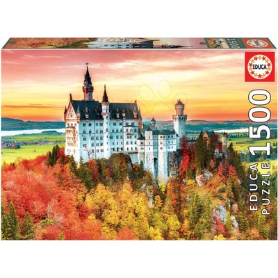Educa Autumn in Neuschwanstein 1500 dielov a Fix lepidlo