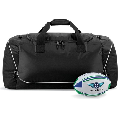 Quadra Teamwear Jumbo Kit Bag QS88 Čierna/Light Šedá 85 x 38 x 35 cm