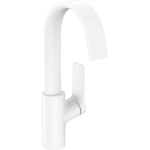 Hansgrohe Vivenis - Смесител за умивалник 210, с въртящ се излив, EcoSmart, матово бяло 75032700 (75032700)