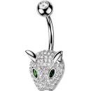 MARRE Piercing do pupíku leopard WP0132