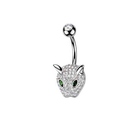 MARRE Piercing do pupíku leopard WP0132