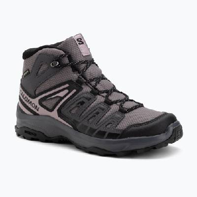 Дамски обувки за трекинг Salomon Extegra GTX Mid henna/run raisin/mahogany rose