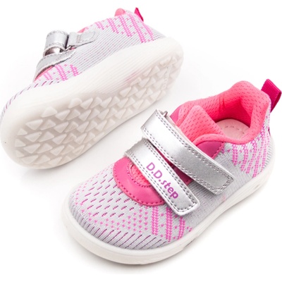 D.D.Step detské barefoot tenisky 093 light grey