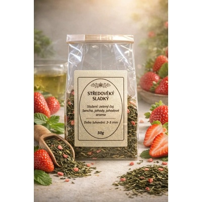 Golden Leaf Zelený čaj Středověký sladký 50 g