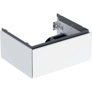 Geberit ONE - Шкаф за мивка 59x27x47 cm, 1 чекмедже, гланцово бяло 505.071. 00.1 (505.071.00.1)