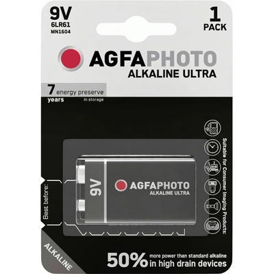 AgfaPhoto Ultra 9V 1ks AP-6LR61U-1B