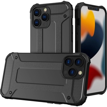 HQWear Кейс Hybrid Armor за iPhone 14 Pro, черен (5907769348693)