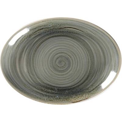 RAK Porcelain Spot talíř oválný 21 × 15 cm, olivínový