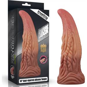 Lovetoy Dual Layered Platinum Silicone Nature Tongue 10