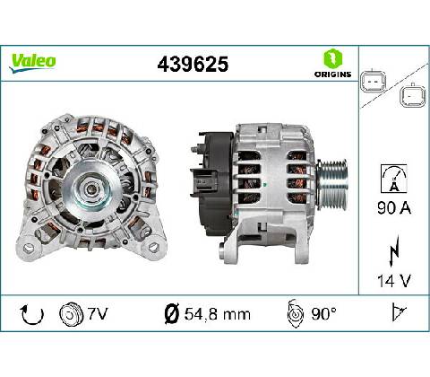 Alternátor VALEO 439625