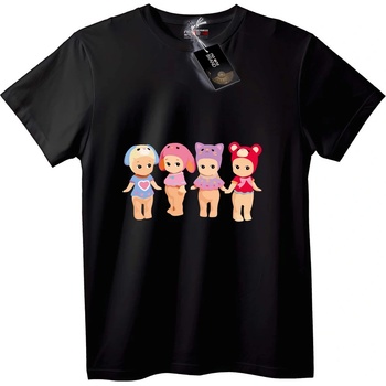 NOONEBRAND Тениска Телетъбис за Деца и Фенове - 4XL, Black