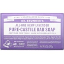 Dr Bronner's tuhé univerzálne bio mydlo All-One Lavender 140 g