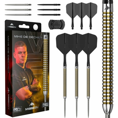 Mission steel šípky Mike De Decker V2 Hmotnosť šípky: 22g