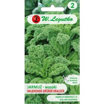 W. Legutko Halbhoher Grüner Krauser кале - средна височина, къдрави, зелени листа