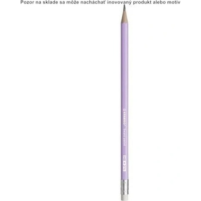 Stabilo Swano Pastel s gumou fialová HB