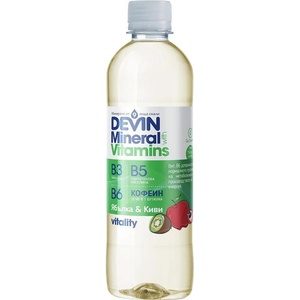 Devin minerals with vitamins ВОДА С ЯБЪЛКА, КИВИ И КОФЕИН (425 МЛ) 6бр