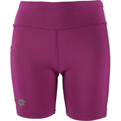 Lotto dámske krátke legíny RUNNING CICLISTA W PRT1 vínová strieborná