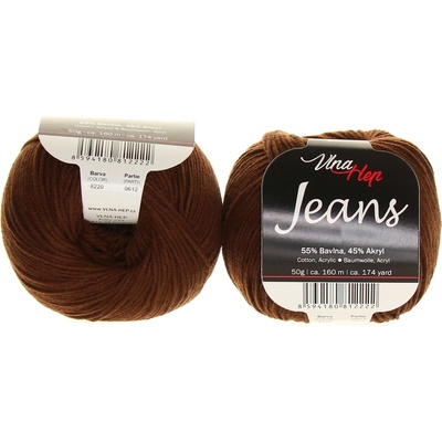 Vlna Hep Jeans 8220 hnědá