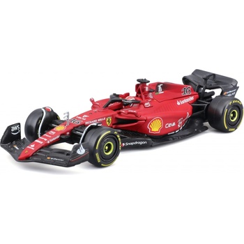 Bburago Formula F1 Ferrari Scuderia F1-75 2022 nr.16 Charles Leclerc with driver 1:43