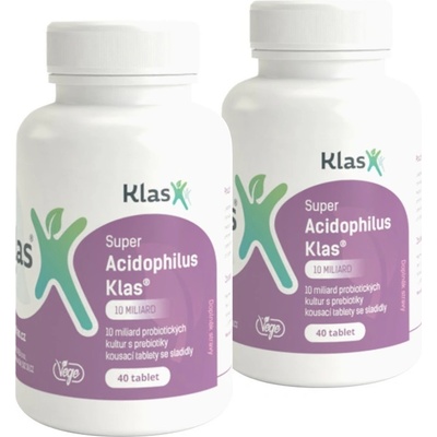 Klas Super Acidophilus plus 10 miliard 2x 40 tablet