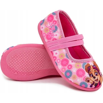 PAW Patrol detské papuče s gumičkami ružové