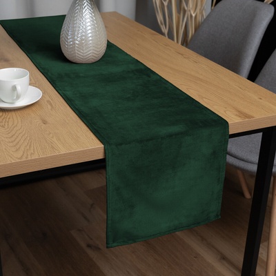 Biante Zamatový behúň Velvet Prémium SVP-012 Zelený 35x120 cm