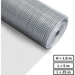 NIKA Електрозаварена мрежа HOBBY FENCE, 12.7 x 12.7 мм, ø 1.0 мм. , поцинкована (RO 81949)