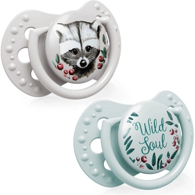LOVI Силиконови залъгалки Lovi - Wild Soul, 0-3 m, 2 броя, Сини (22/882b)