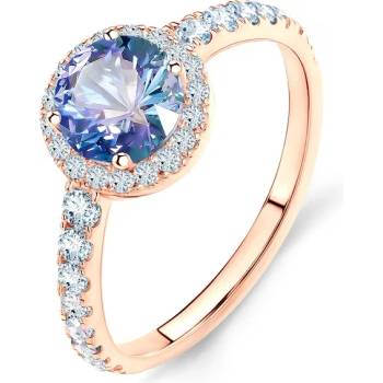 Image 1 of SAVICKI Годежен пръстен This is Love : розово злато, танзанит