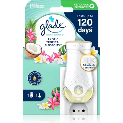 Glade Exotic Tropical Blossoms електрически уред за освежаване на въздуха 20ml