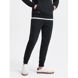 Ombre Clothing Мъжки памучен спортен панталон BASIC Ombre Clothing Ombre Clothing | Cheren | МЪЖЕ | 30/32