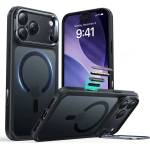 ESR Калъф за iPhone 17 Pro Max - с MagSafe - ESR Classic Hybrid HaloLock Kickstand - Матиран черен