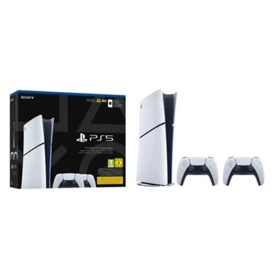 Sony PlayStation 5 (PS5) Slim Digital Edition + Extra DualSense Controller