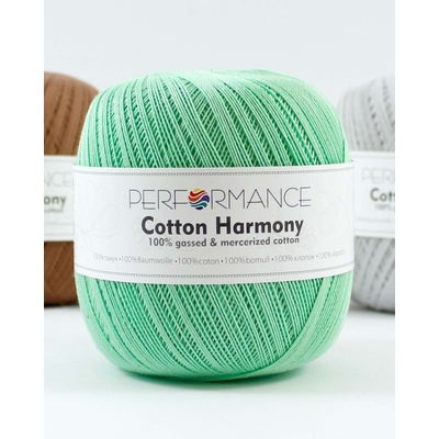 Performance Bavlněná příze Cotton Harmony 0331 - zelená 100g 560m